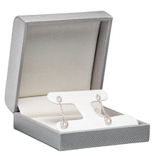 Weave Texture Large T-Style Earring Box, Contemporary Collection Earring allurepack