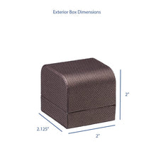 Weave Texture Ring Box, Contemporary Collection Ring allurepack