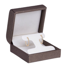 Weave Texture T-Style Earring Box, Contemporary Collection Earring allurepack