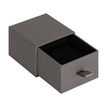 Cardboard Drawer Ring Box, Sleek Collection Ring SK10-GR Dark Grey 12 Allurepack