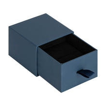 Cardboard Drawer Ring Box, Sleek Collection Ring SK10-NB Navy Blue 12 Allurepack