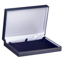 Cartier Style Necklace Box, Vintage Collection Necklace VN80-NB Navy 12 allurepack