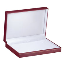 Cartier Style Necklace Box, Vintage Collection Necklace VN80-RD Red 12 allurepack