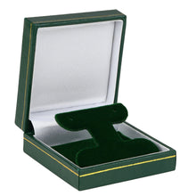 Cartier Style T-Bar Earring Box, Vintage Collection Clip VN25-GN Green 12 allurepack