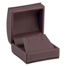 Dome Leatherette Earring Box with outer Bow Box, Splendor Collection Earring SP20-BY Burgundy 12 Allurepack