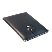 Faux Leather Snap Folding Mirror - Black mirrors Allurepack