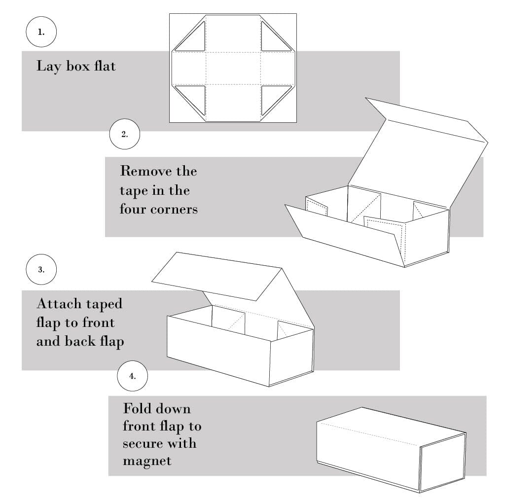 Magnetic Foldable Box 6 X 6