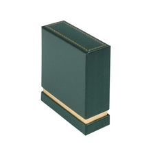 Gold Accented Cardboard Bangle Box, Legacy Collection Ring LE65-GN Green 12 allurepack