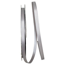 Grosgrain Ribbon 3/8" x 100 Yards Ribbon R-GG38-SL Silver 1 Allurepack