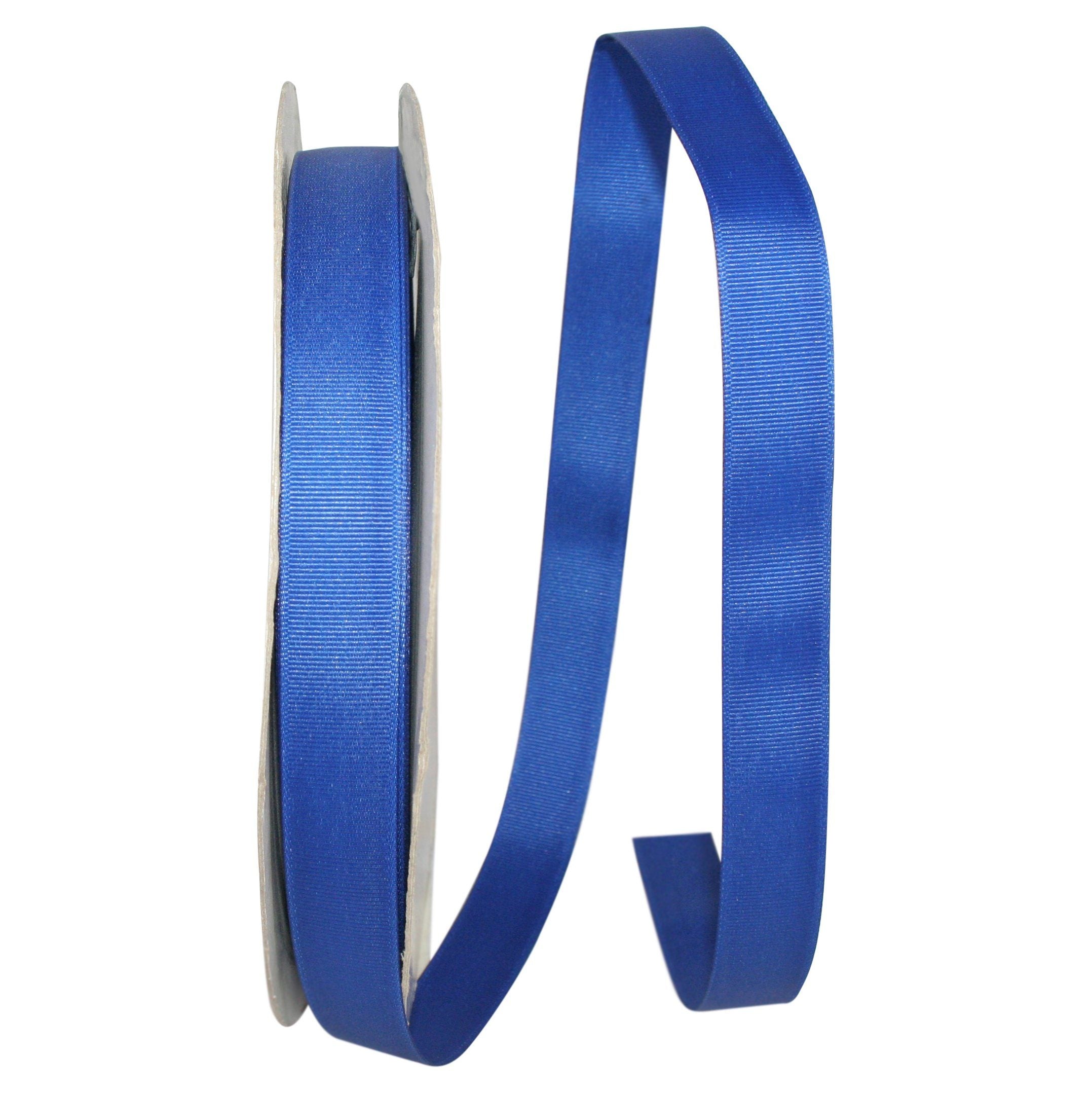 Premium Light Navy Blue Deluxe Satin Ribbon (7/8 Inch x 100 Yards