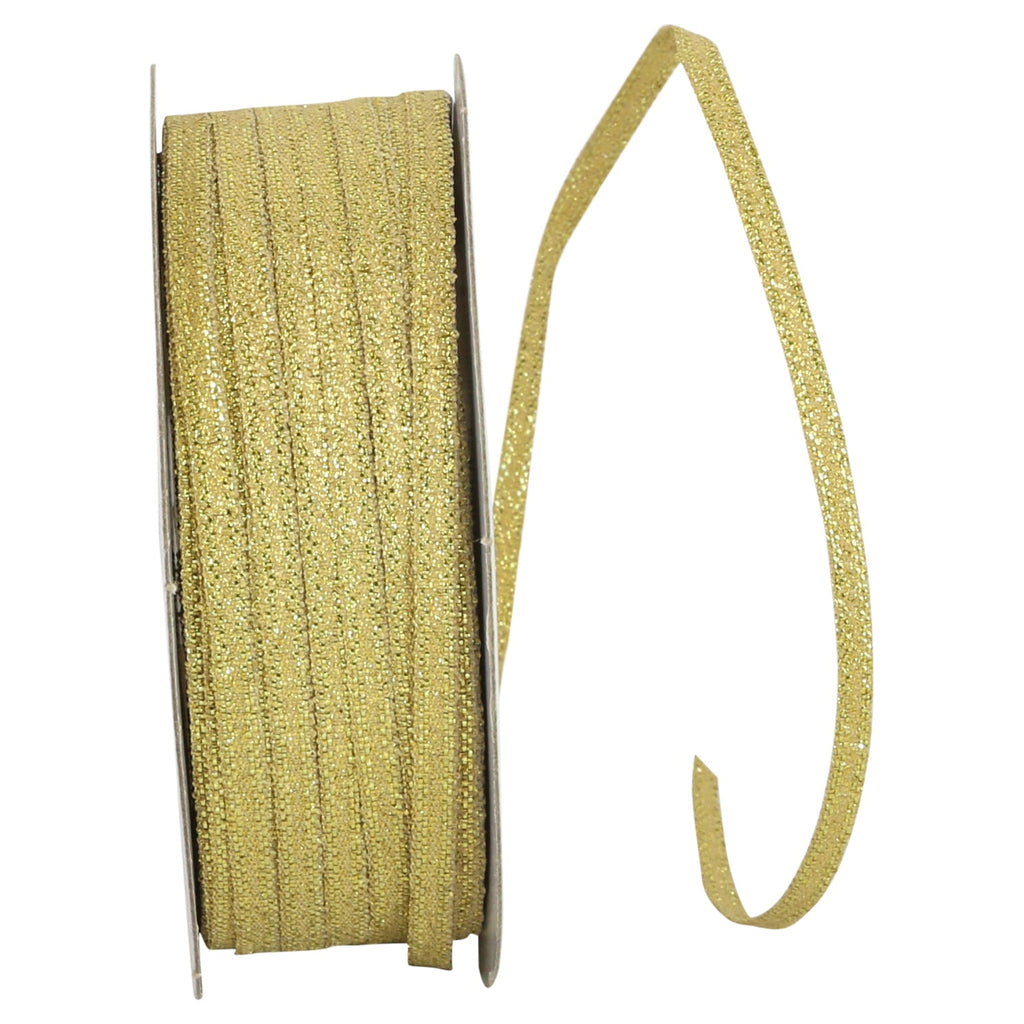 Holiday Woven Shimmer Ribbon - Gold
