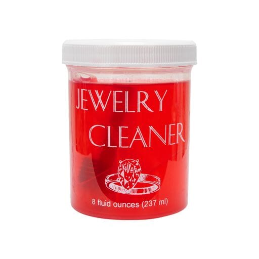 Home Jewelry Cleaner/Red 8 Ounces With Basket & Brush