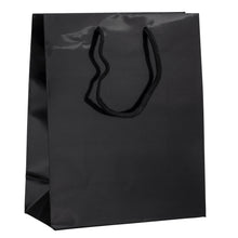 Large Glossy Tote Bag Bag BT181-BK Black 50 allurepack