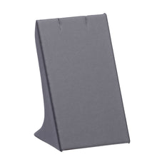 Large Pendant Stand, Allure Leatherette Display Collection Pendant D315-GR Steel Grey 1 allurepack