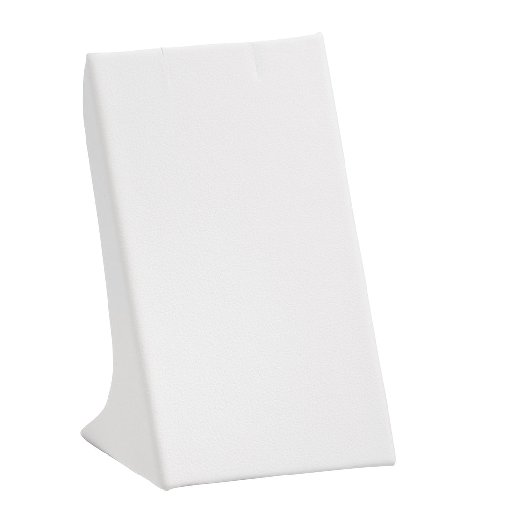 Large Pendant Stand, Allure Leatherette Display Collection Pendant D315-WT White 1 allurepack