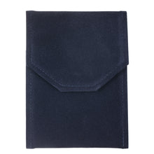 Large Suede Pearl Folder folder FS12-NB/NB Navy Blue 12 allurepack