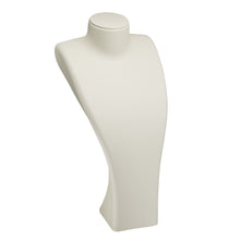 Large Tall Neck, Allure Leatherette Display Collection Neck D854-CR Cream 1 allurepack
