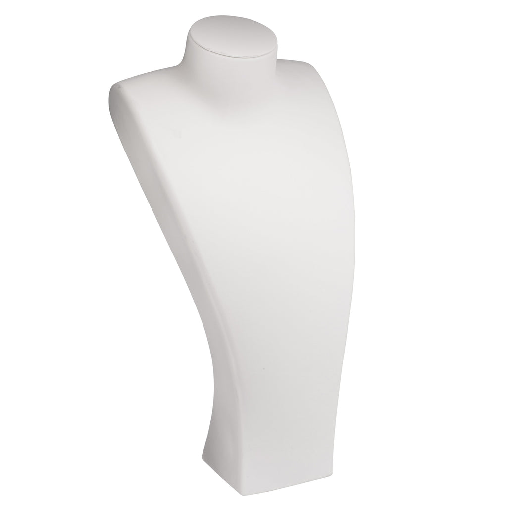 Large Tall Neck Bust | Allure Leatherette Necklace Display Bust