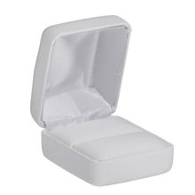 Leatherette Rounded Ring Box, Provident Collection Ring PR10-WT White 12 allurepack