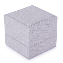 Linen Weave Ring Box, Woven Collection Ring allurepack