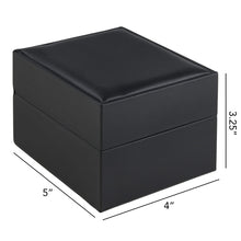 Luxury Leather Watch Box, Time Collection (BLACK PACKER) Watch allurepack