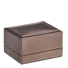 Luxury Leather with Stitch Cufflink Box, Opulent Collection Cufflink allurepack