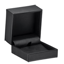 Luxury Leather with Stitch Pendant Box, Opulent Collection pendant OP30-BK Black 12 allurepack