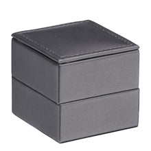 Luxury Leather with Stitch Ring Box, Opulent Collection ring allurepack