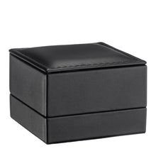 Luxury Leather with Stitch T-Style Earring Box, Opulent Collection earring allurepack