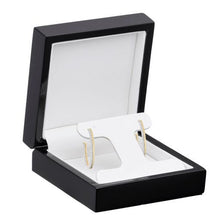 Luxury Wooden Lacquered T-style Earring Box, Imperial Collection earring allurepack