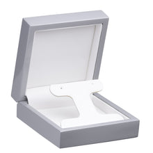 Luxury Wooden Lacquered T-style Earring Box, Imperial Collection earring IM25-SL Silver 12 allurepack