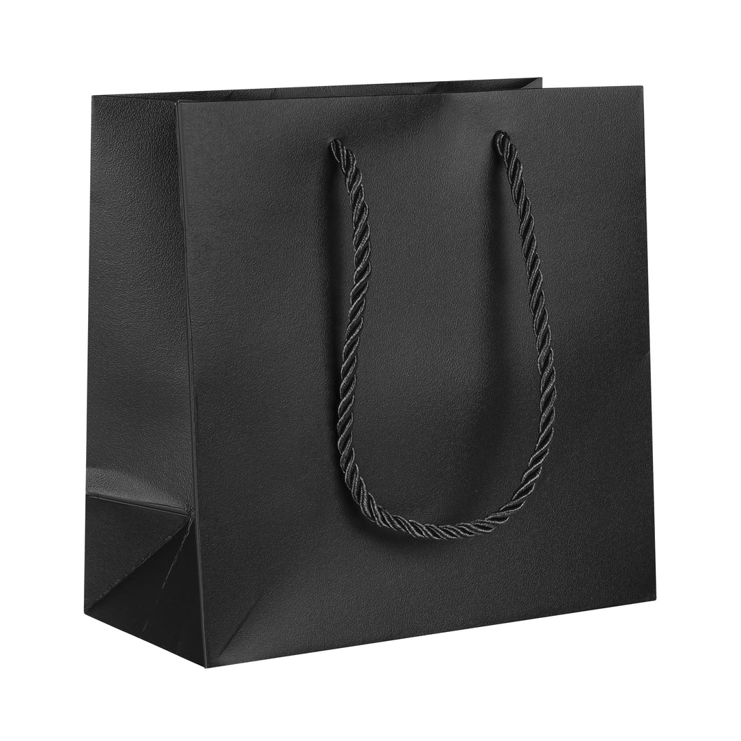 Medium Luxe Euro Tote Bag Bag BL77-BK Black 100 Allurepack