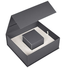 Medium Presentation Box, Vogue Collection Box VG-PRESM-BK Dark Grey 1 allurepack