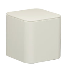 Medium Square Pedestal, Allure Leatherette Display Collection Riser D912-CR Cream 1 allurepack
