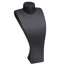 Medium Tall Neck, Allure Leatherette Display Collection Neck D852-BK Black 1 allurepack