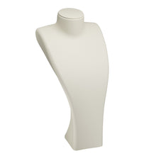 Medium Tall Neck, Allure Leatherette Display Collection Neck D852-CR Cream 1 allurepack
