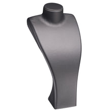 Medium Tall Neck, Allure Leatherette Display Collection Neck D852-GR Steel Grey 1 allurepack
