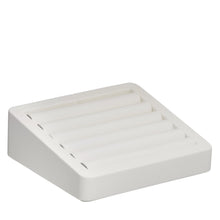 Multi Ring Tray (7 Rows), Allure Leatherette Display Collection Ring D135-CR Cream 1 allurepack