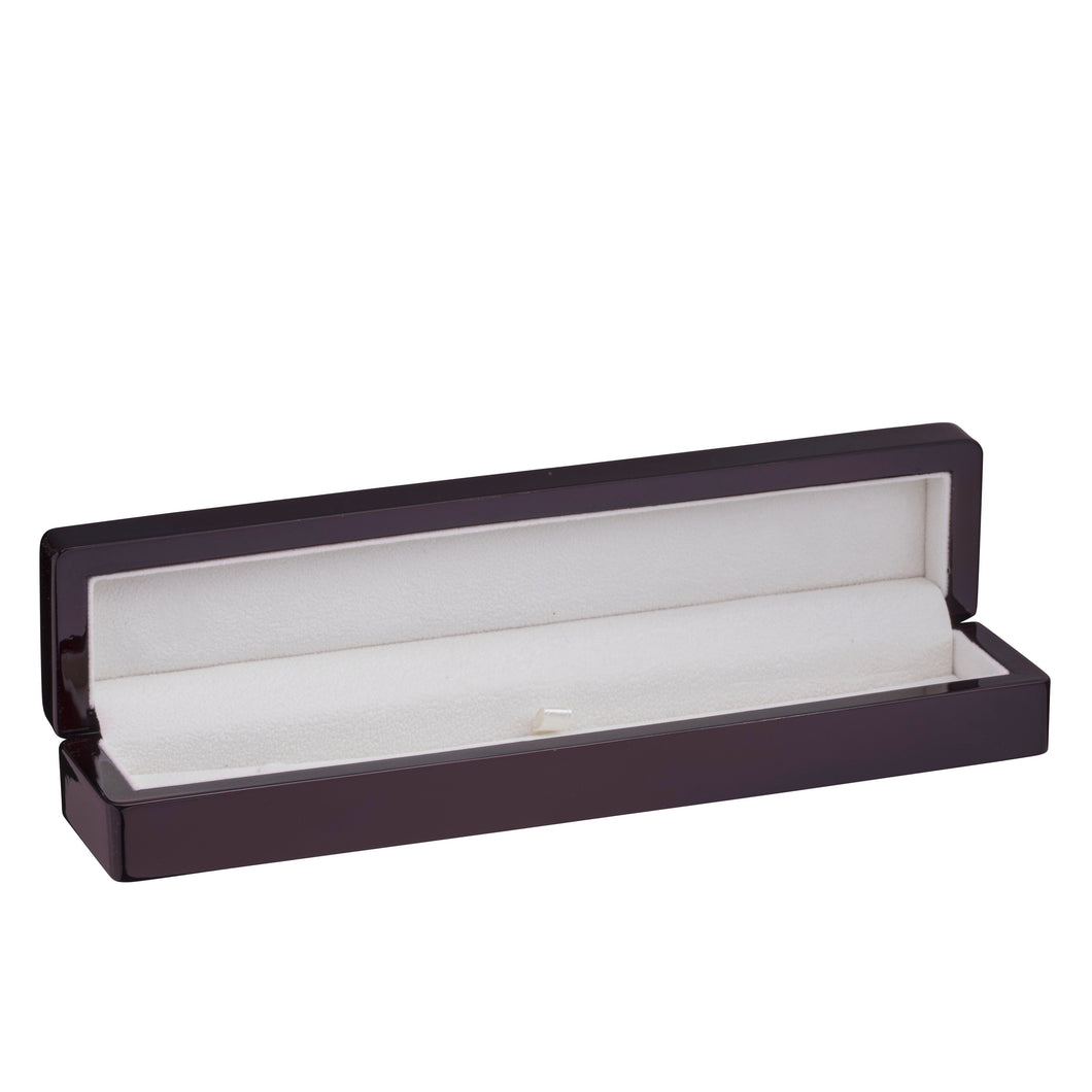Piano Wood Bracelet Box, Regal Collection bracelet RE40-RW Rosewood 12 allurepack