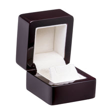 Piano Wood Small Earring Box, Regal Collection earring RE20-RW Rosewood 12 allurepack