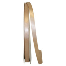 Premium Double Face Satin Ribbon 3/8" x 100 Yards Ribbon R-DP38-TN Tan 1 Allurepack