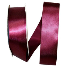 Premium Single Face Satin Ribbon 1 1/2" x 50 Yards Ribbon R-SP15-BY Burgundy 1 Allurepack