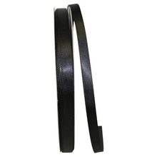 Premium Single Face Satin Ribbon 3/8" x 100 Yards Ribbon R-SP38-BK Black 1 Allurepack