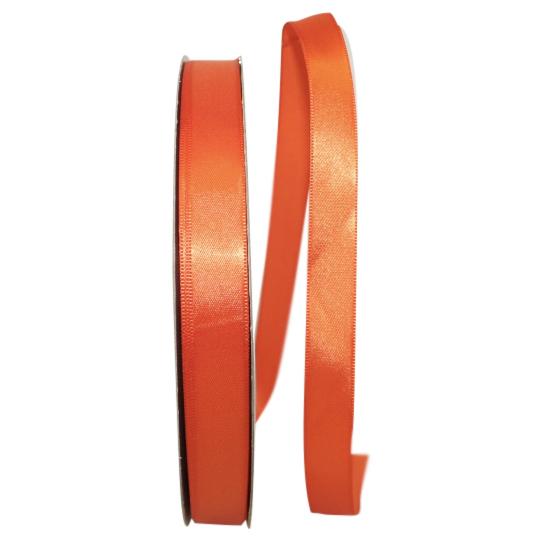 1/4 Inch Orange Satin Ribbon 100 Yards
