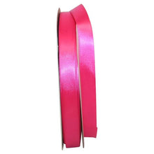Premium Single Face Satin Ribbon 5/8" x 100 Yards Ribbon R-SP58-SP Shock Pink 1 Allurepack