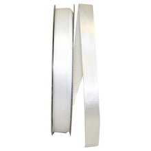 Premium Single Face Satin Ribbon 5/8" x 100 Yards Ribbon R-SP58-WT White 1 Allurepack