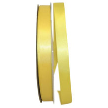 Premium Single Face Satin Ribbon 5/8" x 100 Yards Ribbon R-SP58-YL Yellow 1 Allurepack