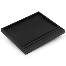 Presentation Serving Tray , Allure Leatherette Display Collection Tray D915-BK Black 1 allurepack