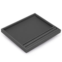 Presentation Serving Tray , Allure Leatherette Display Collection Tray D915-GR Steel Grey 1 allurepack