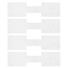 Rectangle Paper Jewelry Tags (Shark Skin comparable) Pkg 1,008 Price Tags TS-TA720 White Allurepack
